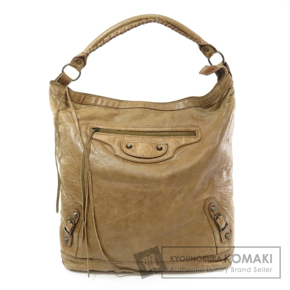 Balenciaga The Editors Bag One Shoulder Leather